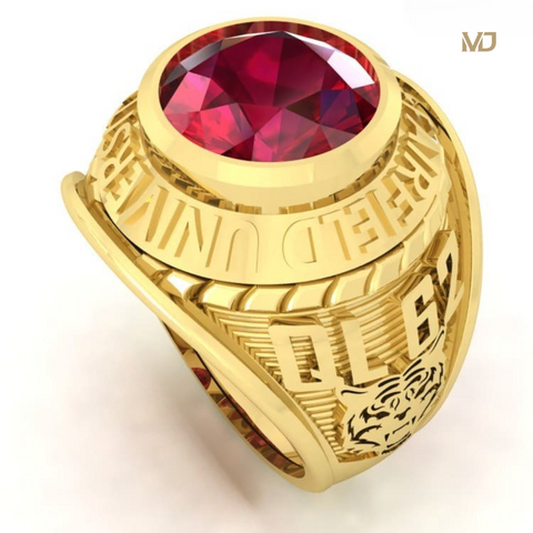 Nhẫn mỹ vàng 18K đá Ruby NN212x