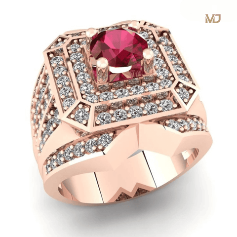 Nhẫn Nam Vàng Trắng 18K MDJ NN136