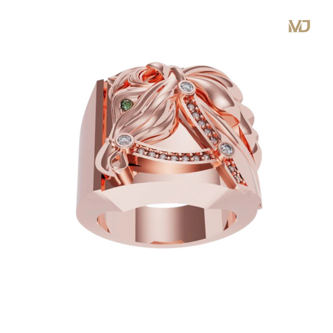 xNhẫn Vàng Nam Tuổi Ngọ MDJ Vàng Tây 18K NC373