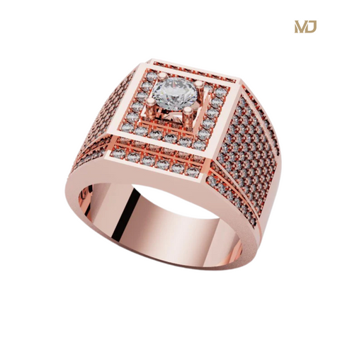 xNhẫn Nam Vàng Đá Ruby và kim cương cao cấp 14K MDJ LUXURY – NN368