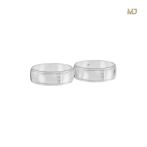xNhẫn cưới vàng trắng đẹp MDJ NC121