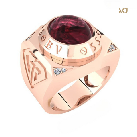 Nhẫn Nam Đầu Rồng Vàng 18K – MDJ NN252x