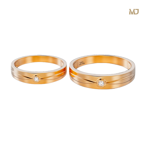 xNhẫn cưới vàng hồng đẹp – NC28