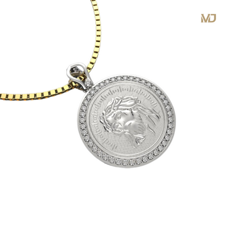 xMặt Dây Chúa Jesus Vàng 18K Ý MDC43