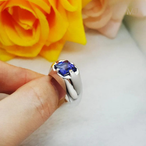 Nhẫn Nam Vàng Trắng NNK08