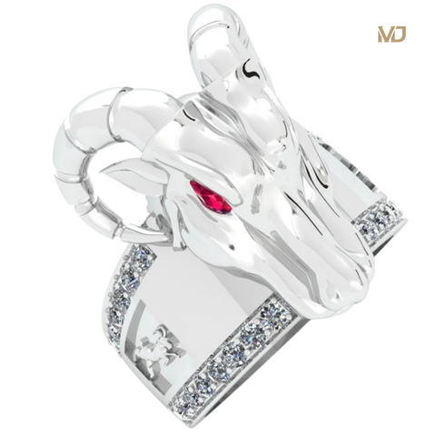 Nhẫn Nam Vàng Tây Tuổi Mùi Cao Cấp MDJ NN292