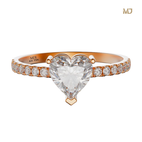 xNhẫn Cầu Hôn NNU195 Trái Tim Ruby