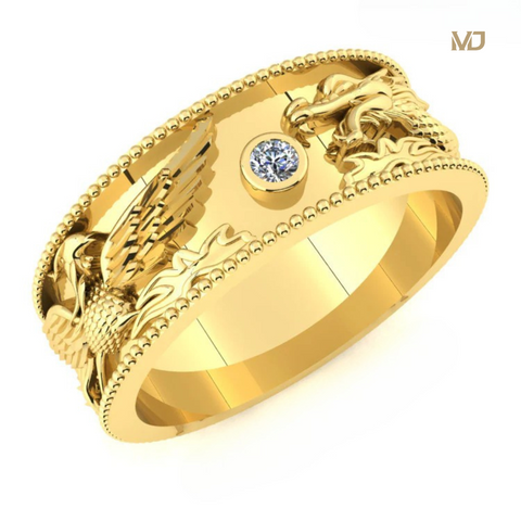 Nhẫn Nam Rồng Phượng Chung Đôi – NN256x