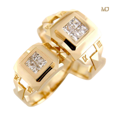 xNhẫn cưới vàng tây NC24912