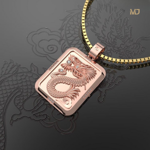 Mặt Dây Chuyền Rồng Vàng 14K MDJ MDC33 – Xưởng trang sức Hà Nộix
