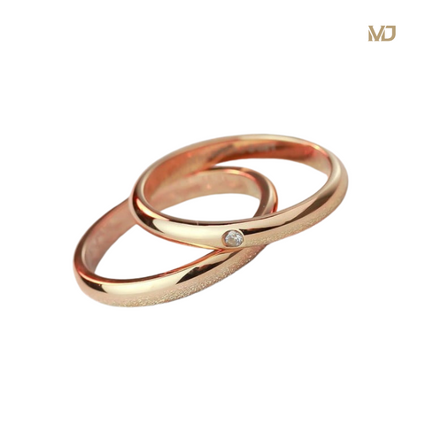 xNhẫn Cưới Vàng Tây 18K – Nhẫn Cưới Trơn Cao Cấp NC195