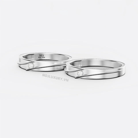 xNhẫn Cưới Giá Rẻ – Nhẫn Cưới Vàng Tây NC 133 – nck13