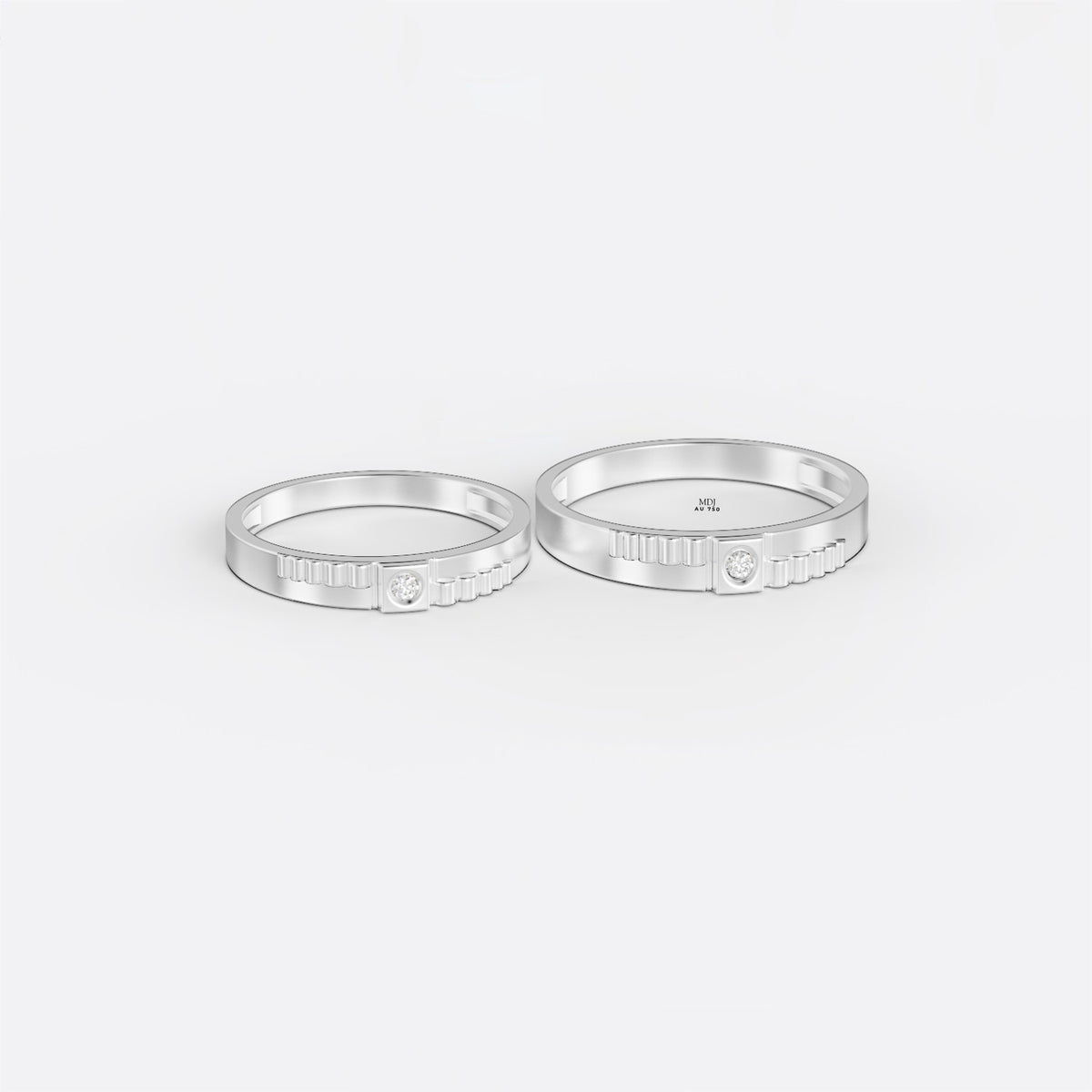 xNhẫn Cưới 1 Chỉ Vàng Tây 10K NC146