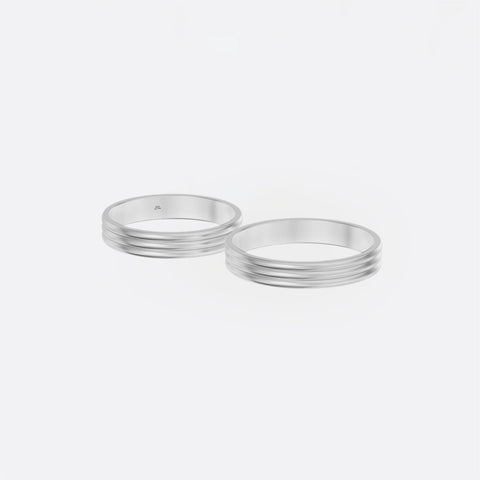 xNhẫn cưới vàng hồng 18K Hà Nội NC156
