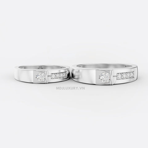 xNhẫn Cưới Vàng Tây MDJ 14K Cao cấp- NC23