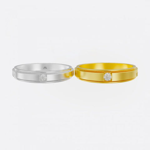 xNhẫn cưới vàng Trắng Hà Nội – nc78