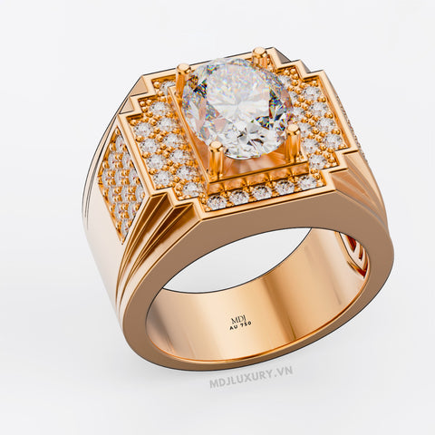 Nhẫn Vàng Nam Cao Cấp Vàng Tây 14K và 18K NN324x