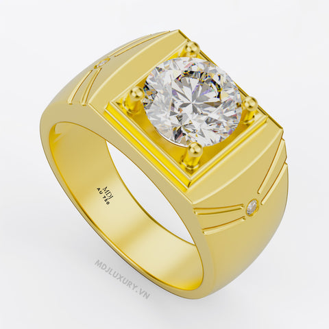 xNhẫn Nam Đá Quý Cao Cấp Vàng Tây 18K – NN335