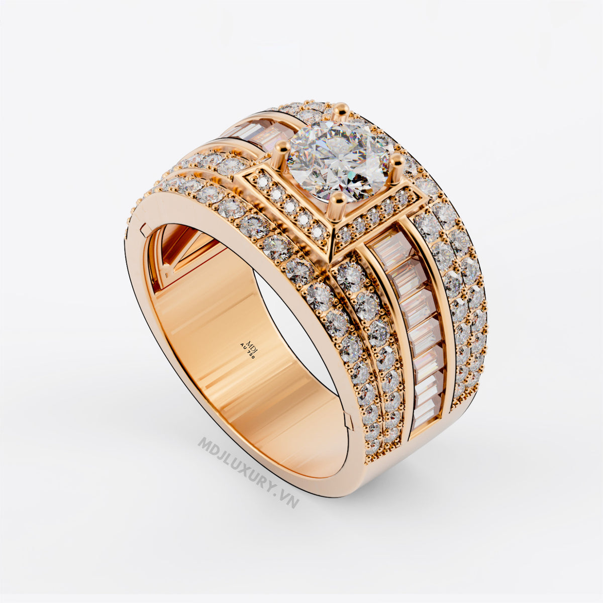 xNhẫn Vàng Nam đá Ruby Thiên Nhiên Cao Cấp – NN360