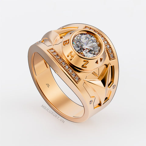 xNhẫn Nam Vàng Tây 18K MDJ LUXURY – NN362