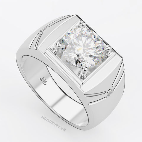 xNhẫn Nam Đá Quý Cao Cấp Vàng Tây 18K – NN335