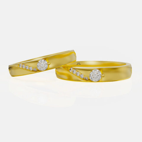 xNhẫn cưới vàng Ý 18K NC69