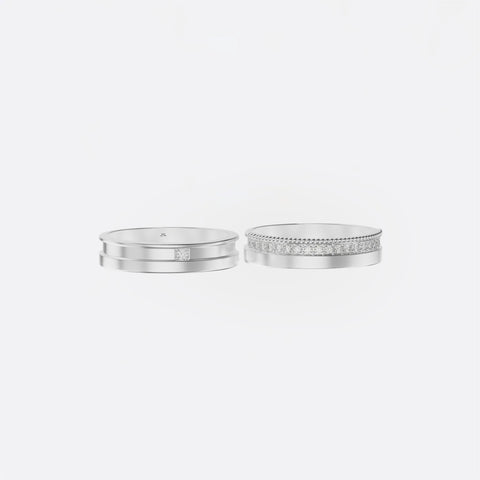 xNhẫn cưới vàng trắng – nhẫn cưới đẹp NC126