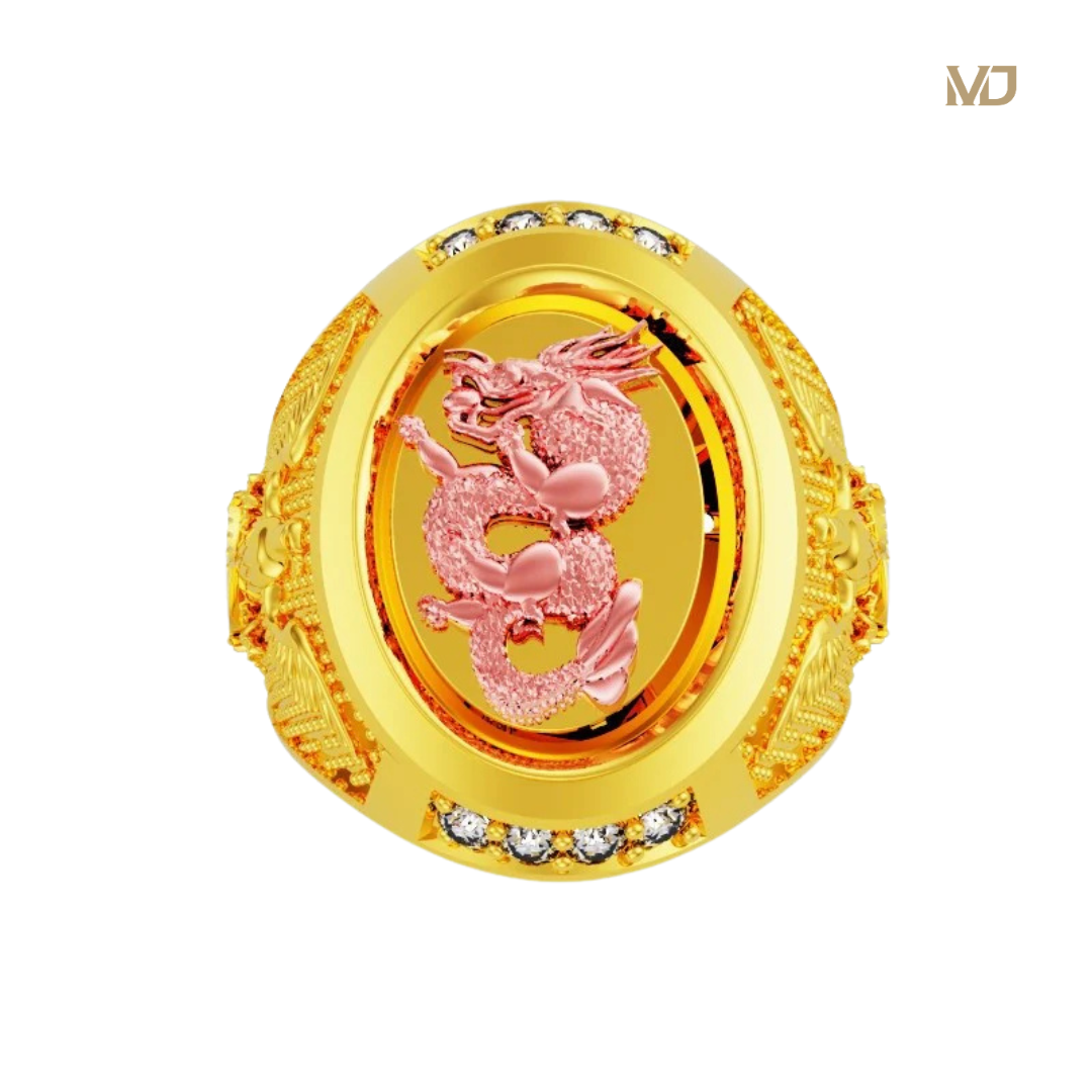 xNhẫn Nam Rồng Và Đại Bàng 18K – NN348