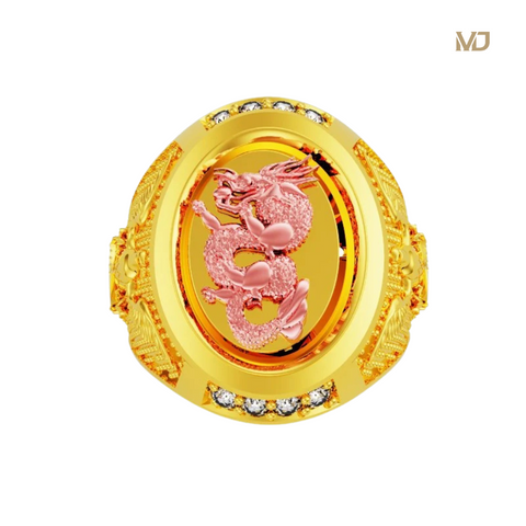 xNhẫn Nam Rồng Và Đại Bàng 18K – NN348