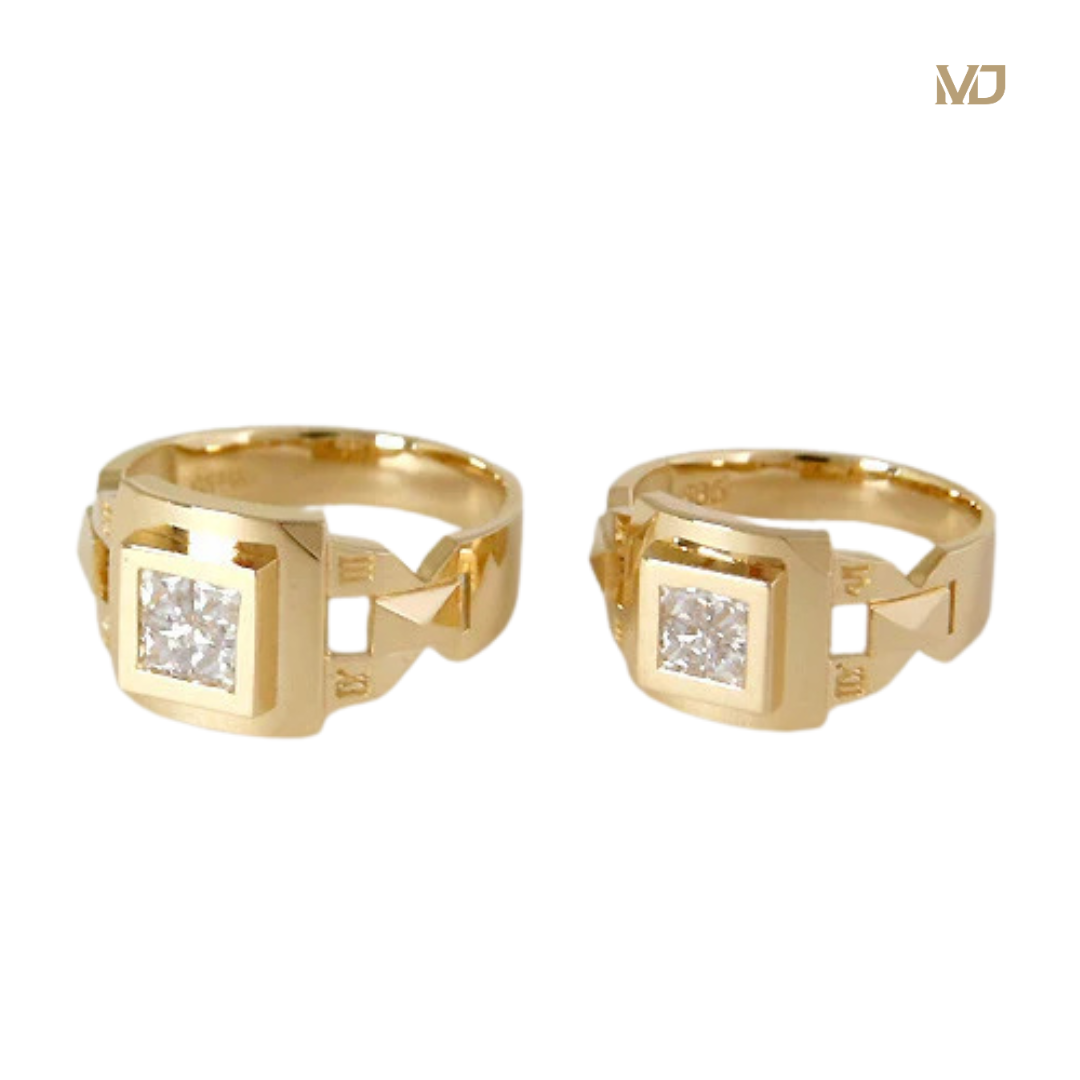 xNhẫn cưới vàng tây NC24912