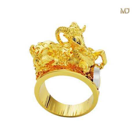 xNhẫn vàng nam tuổi mùi – Nhẫn nam Dê vàng – NN153