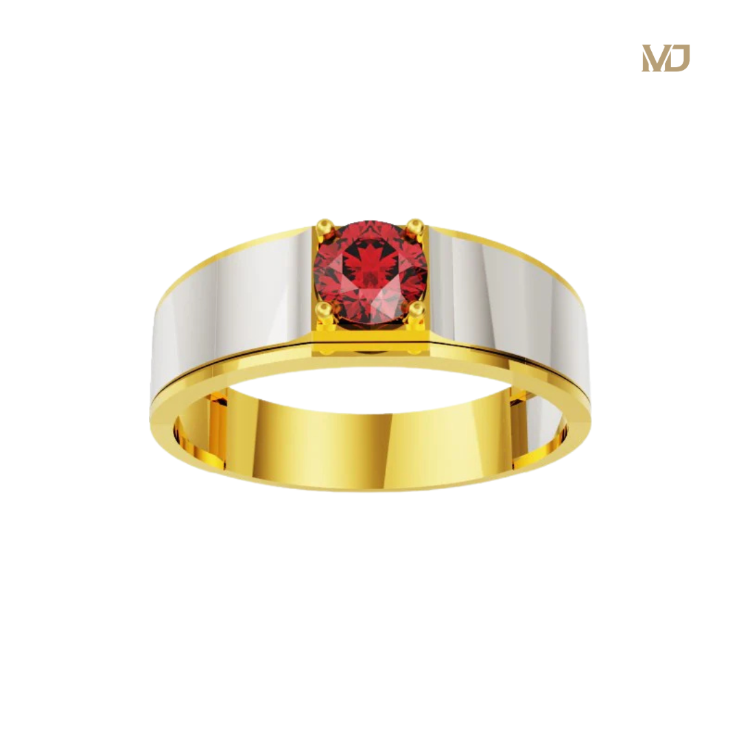 xNhẫn Nam Vàng Tây Đá Ruby 18K MDJ LUXURY – NN364