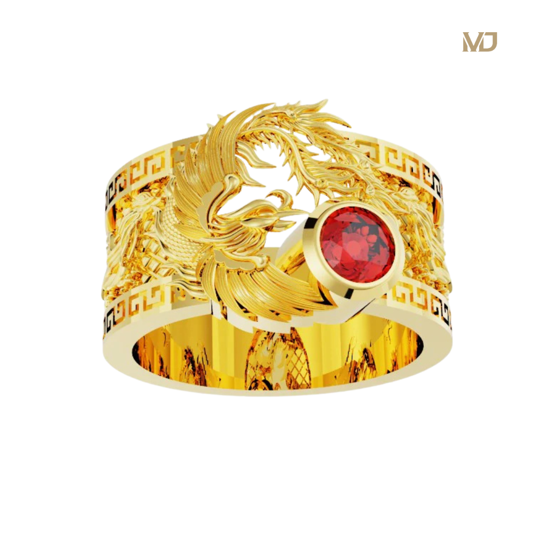 xNhẫn vàng nam Phượng Hoàng NN186