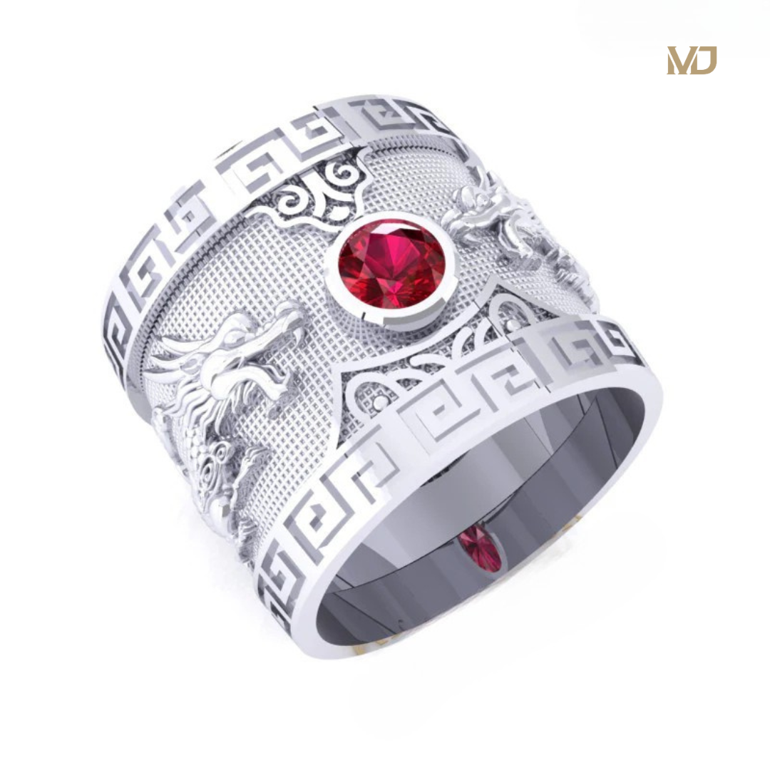 Nhẫn nam song song vàng 18K – MDJ NN262