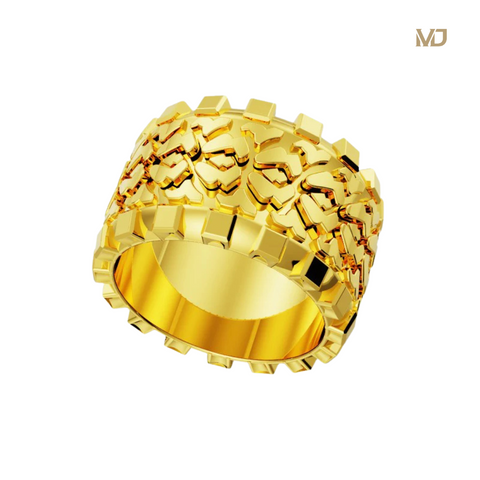 xNhẫn Vàng Nam Hình Lốp Xe Cao Cấp MDJ NN305
