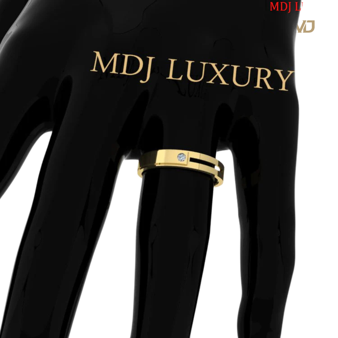 xNhẫn Cưới Vàng Chanh MDJ LUXURY NC145