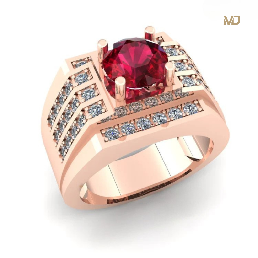 Nhẫn Nam Vàng Trắng 18K NN246x