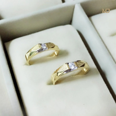 xNhẫn cưới vàng tây NCK42
