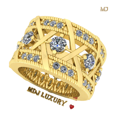 Nhẫn Vàng Nam Cao Cấp Vàng Tây 14K và 18K NN322