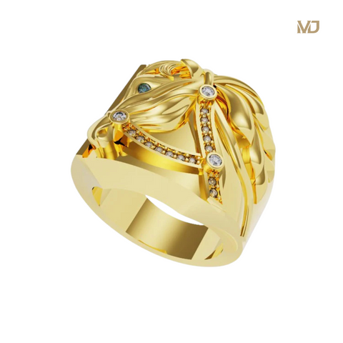 xNhẫn Vàng Nam Tuổi Ngọ MDJ Vàng Tây 18K NC373