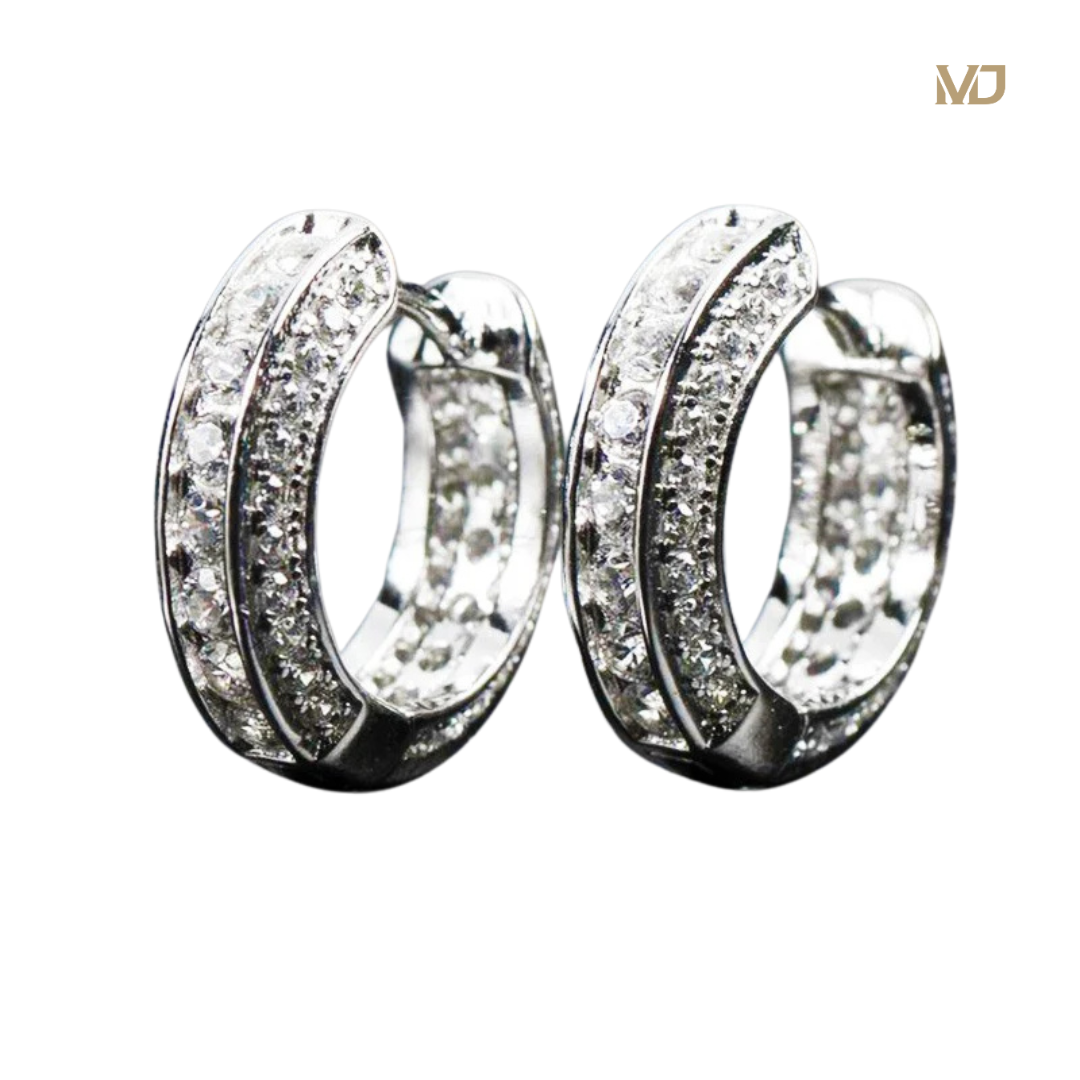 xBông Tai Nam Kim Cương Nhân Tạo moissanite HT35