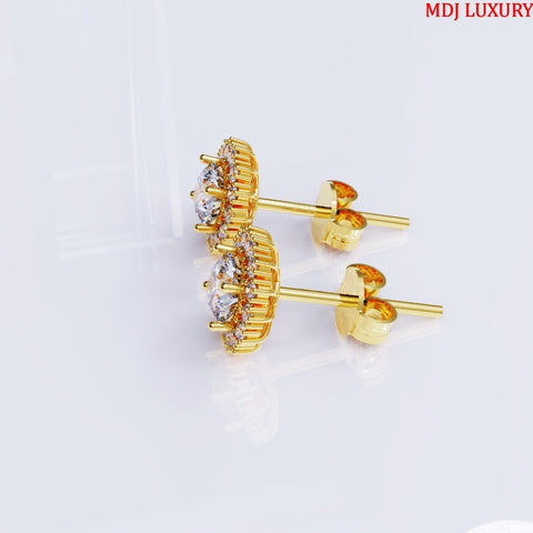 Bông tai nữ vàng tây 18K cao cấp BTNU10