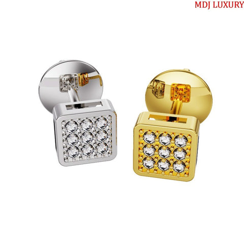 Hoa tai nam vàng tây 18K cao cấp MDJ HT11