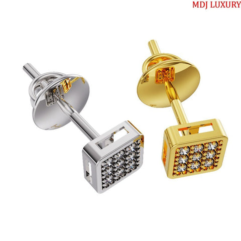 Hoa tai nam vàng tây 18K cao cấp MDJ HT11