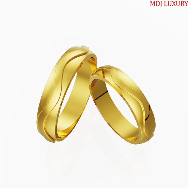 Nhẫn Cưới Vàng Tây 18K NC200