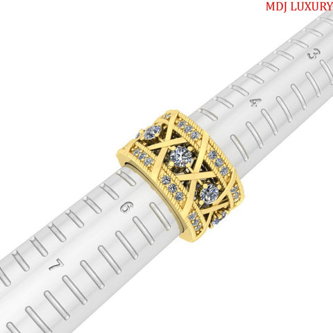 Nhẫn Vàng Nam Cao Cấp Vàng Tây 14K và 18K NN322